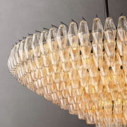 Chiaray Glass Multi-Tier Round Chandelier 61
