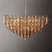 Chiaray Glass Multi-Tier Square Chandelier 32