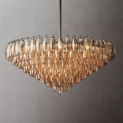 Chiaray Glass Multi-Tier Round Chandelier 47