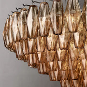 Chiaray Glass Multi-Tier Round Chandelier 47