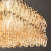 Chiaray Clear Glass Rectangular Chandelier 74