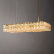 Chiaray Clear Glass Rectangular Chandelier 74