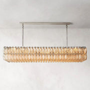 Chiaray Clear Glass Rectangular Chandelier 74