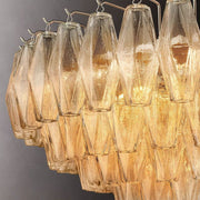 Chiara Clear Glass Tiered Round Chandelier 37