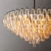 Chiara Clear Glass Tiered Round Chandelier 37