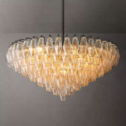 Chiara Clear Glass Tiered Round Chandelier 37