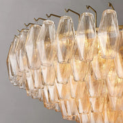 Chiara Clear Glass Tiered Round Chandelier 37