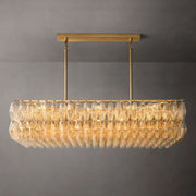 Chiaray Glass Rectangular Chandelier 54