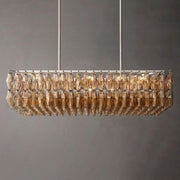Chiaray Glass Rectangular Chandelier 54