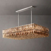 Chiaray Glass Rectangular Chandelier 54