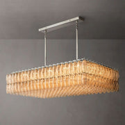 Chiaray Glass Rectangular Chandelier 54
