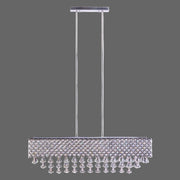 Cinderella Crystal Rectangular Chandelier // 12 Light