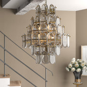 French glass Murano medieval living room Chandelier