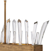 Modern designer irregular crystal Chandelier