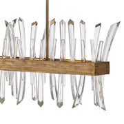 Modern designer irregular crystal Chandelier