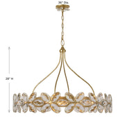 French Romantic Luxury Crystal Chandelier