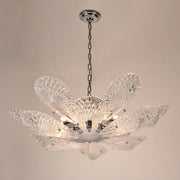 AR Bella Murano Glass Flower Chandelier