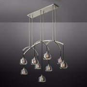 Hemispheres Linear Chandelier 54