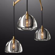 Hemispheres Linear Chandelier 54