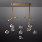 Hemispheres Linear Chandelier 54