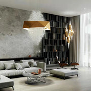 Duplex Living Room Crystal Chandelier