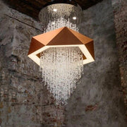 Duplex Living Room Crystal Chandelier