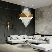 Duplex Living Room Crystal Chandelier