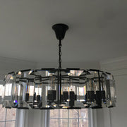 Harlowe Crystal Round Chandelier Light 19