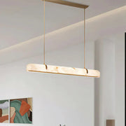 Linear Alabaster Chandelier