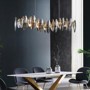Flor Linear Chandelier for Dining Room