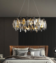 Flor Crystal  Round Chandelier