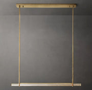Audubon Modern Crystal Single Bar Linear Chandelier 60