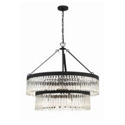 Grent 2-Tier Round  Crystals Chandelier 32