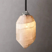Harlow de Alabaster Translucent Modern Calcite Pendant Light