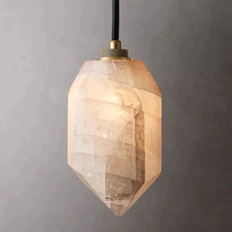 Harlow de Alabaster Translucent Modern Calcite Pendant Light