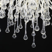 Elsa Crystal Droplet Branch Chandelier Light for Dining Room