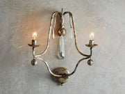 Kalie Crystal 2 Lights Wall Sconce