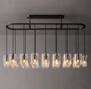 Lacour Clear Glass Round Chandelier 72