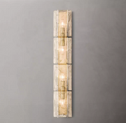 Lattices Clear/Smoke Glass Sconce 49