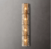 Lattices Clear/Smoke Glass Sconce 49
