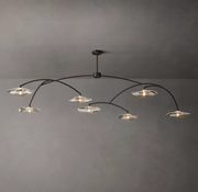 Lily Clear Glass Round Chandelier 54