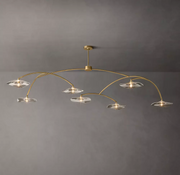 Lily Clear Glass Round Chandelier 54