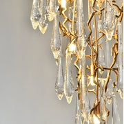 Lake Modern Crystal Round Branch Chandelier Light