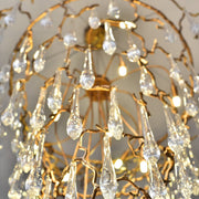 Lake Modern Crystal Round Branch Chandelier Light
