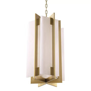 Lugano Modern Brass Alabaster Chandelier