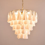 Lunara White Murano Chandelier