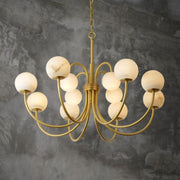 Alabaster Vintage Modern Dining Room Light Fixtures, Bedroom Chandeliers