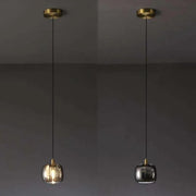 Morden Smoke Grey Pendant Light