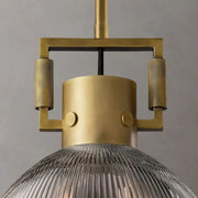 Machinist Prismatic Cloche Pendant