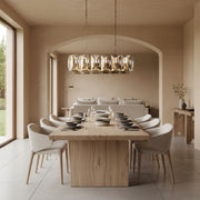 Harlow Crystal Rectangular Chandelier 42